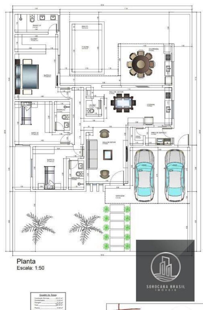 Casa, 3 quartos, 167 m² - Foto 1