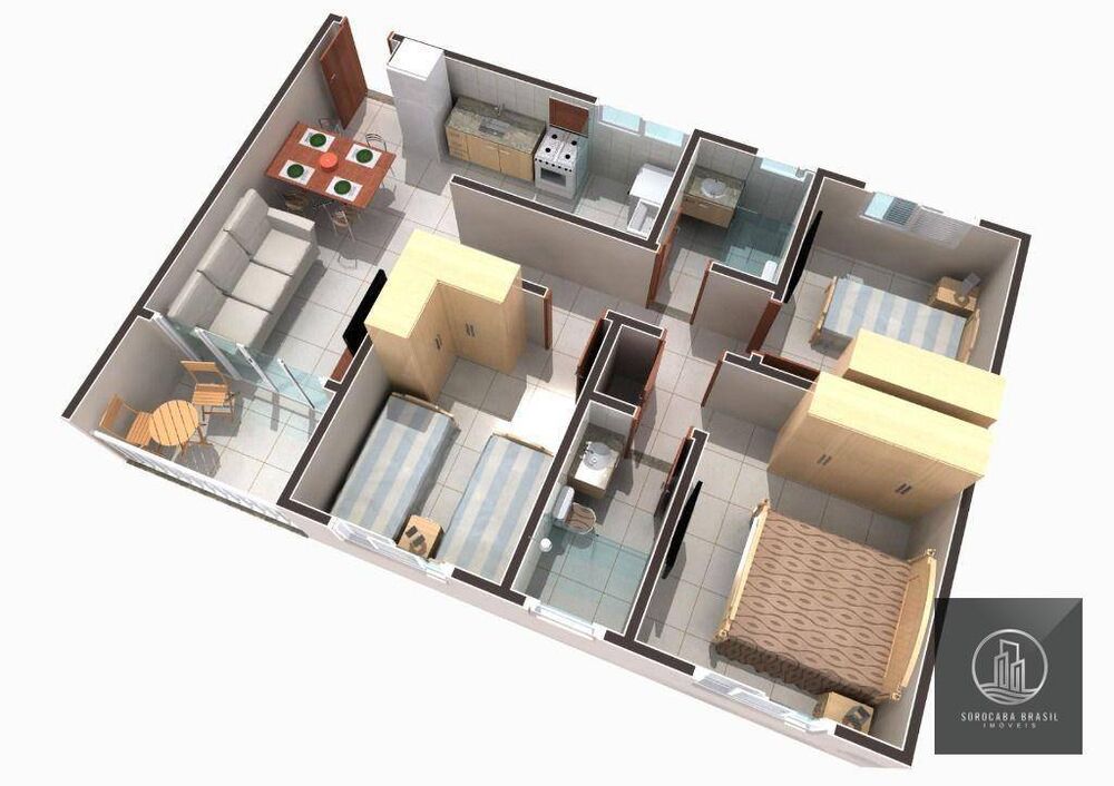 Apartamento, 3 quartos, 70 m² - Foto 3