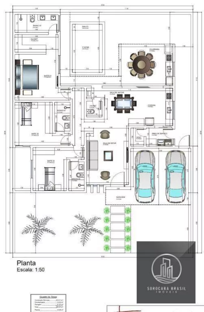 Casa de Condomínio à venda com 3 quartos, 167m² - Foto 2