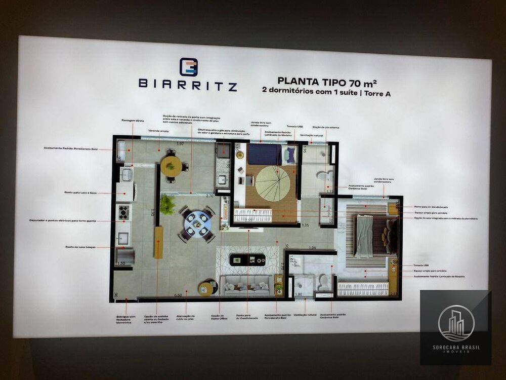 Apartamento, 2 quartos, 70 m² - Foto 3