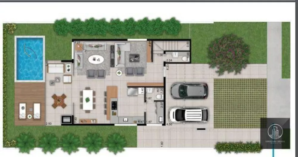 Casa à venda com 3 quartos, 247m² - Foto 2