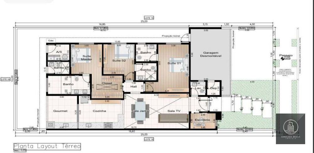 Casa de Condomínio, 3 quartos - Foto 2