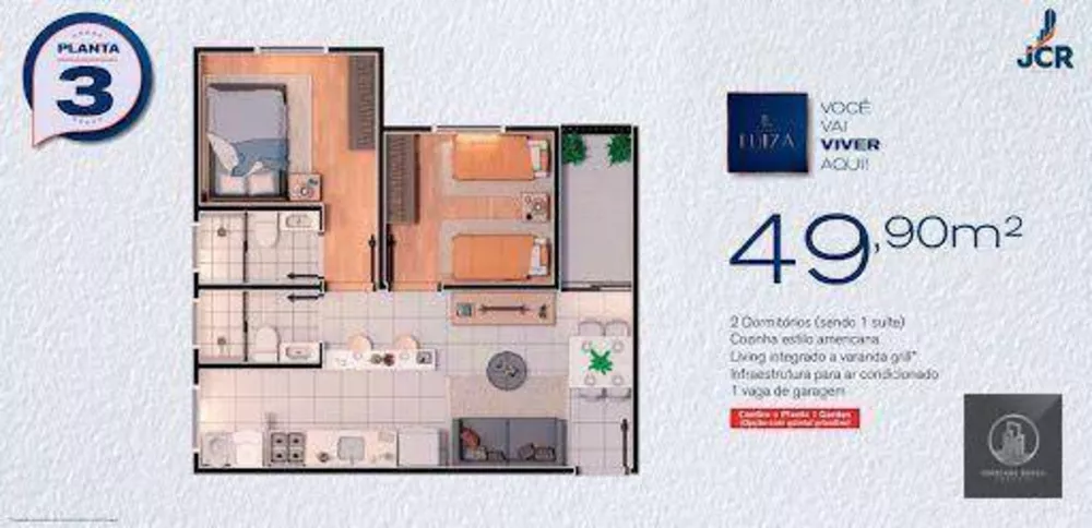 Apartamento, 2 quartos, 50 m² - Foto 4