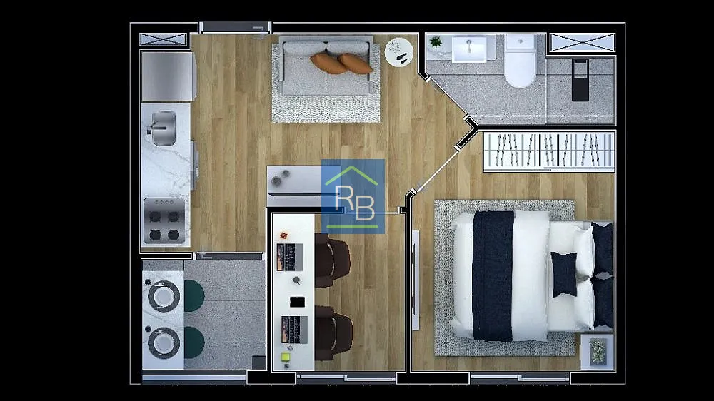 Apartamento, 2 quartos, 16 m² - Foto 10