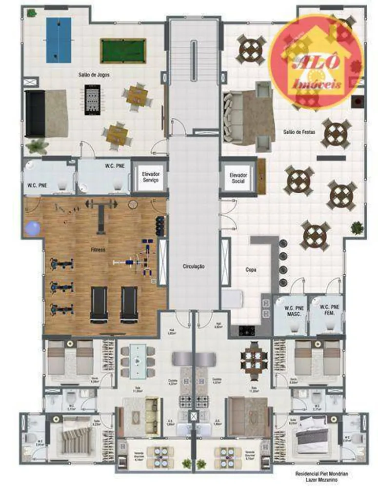 Apartamento, 2 quartos, 57 m² - Foto 10