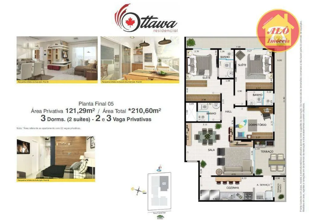 Apartamento, 3 quartos, 121 m² - Foto 11