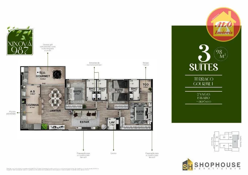 Apartamento, 2 quartos, 68 m² - Foto 11