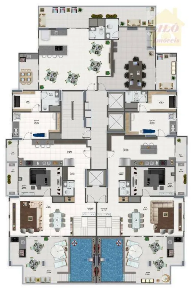 Apartamento, 3 quartos, 126 m² - Foto 2