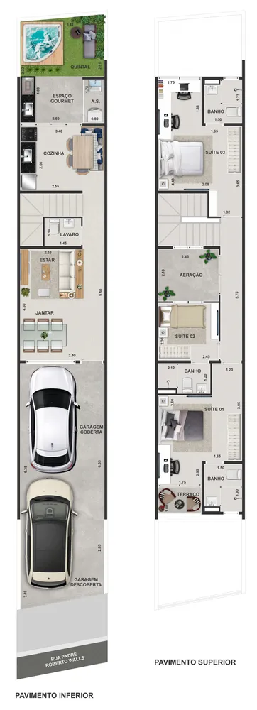 Sobrado, 3 quartos, 129 m² - Foto 4