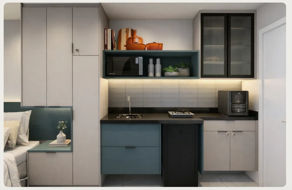 Apartamento, 1 quarto, 17 m² - Foto 1