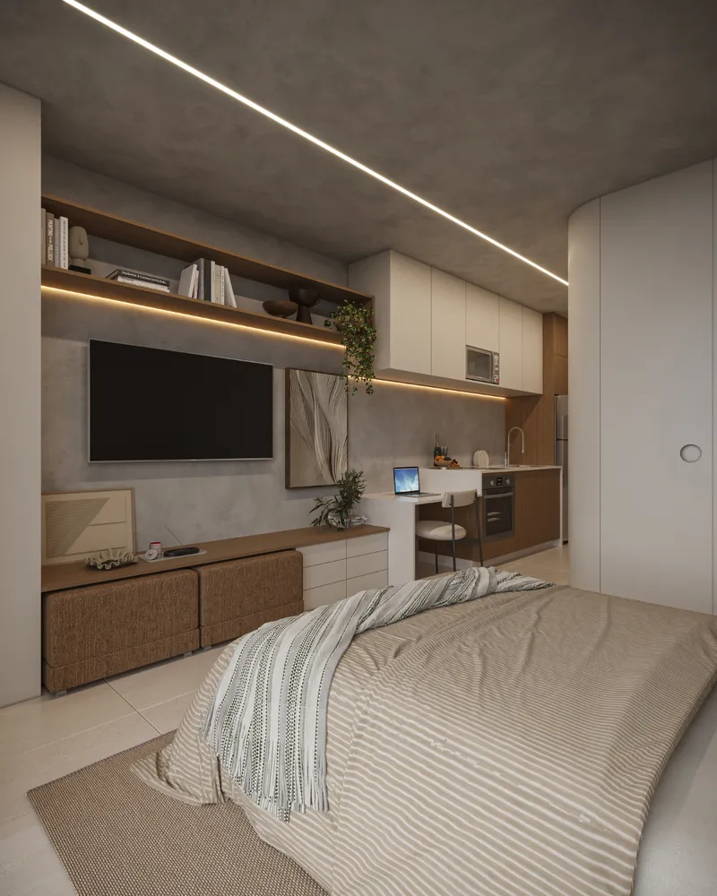 Apartamento, 1 quarto, 24 m² - Foto 2