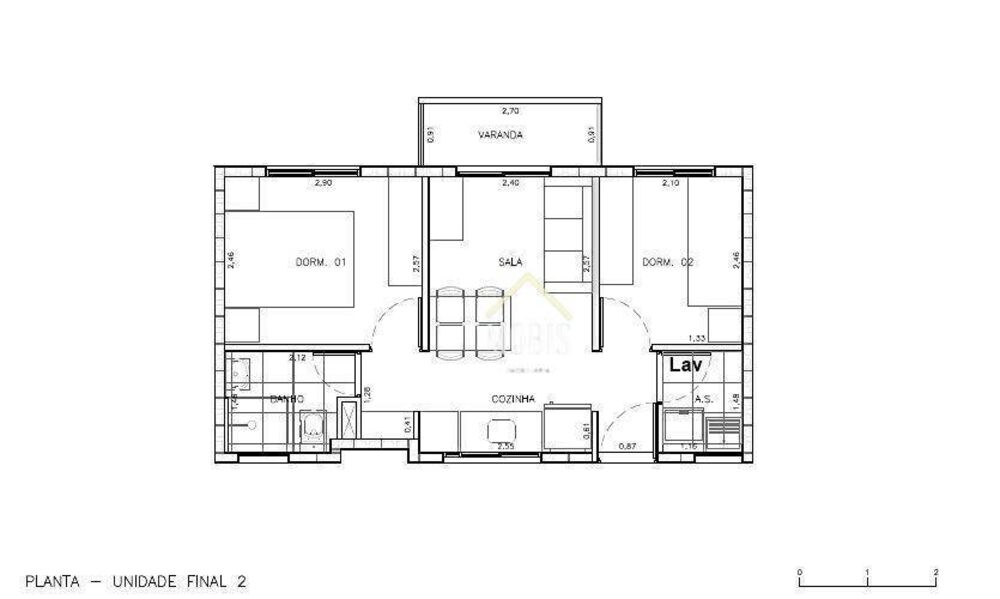 Apartamento, 2 quartos, 37 m² - Foto 12