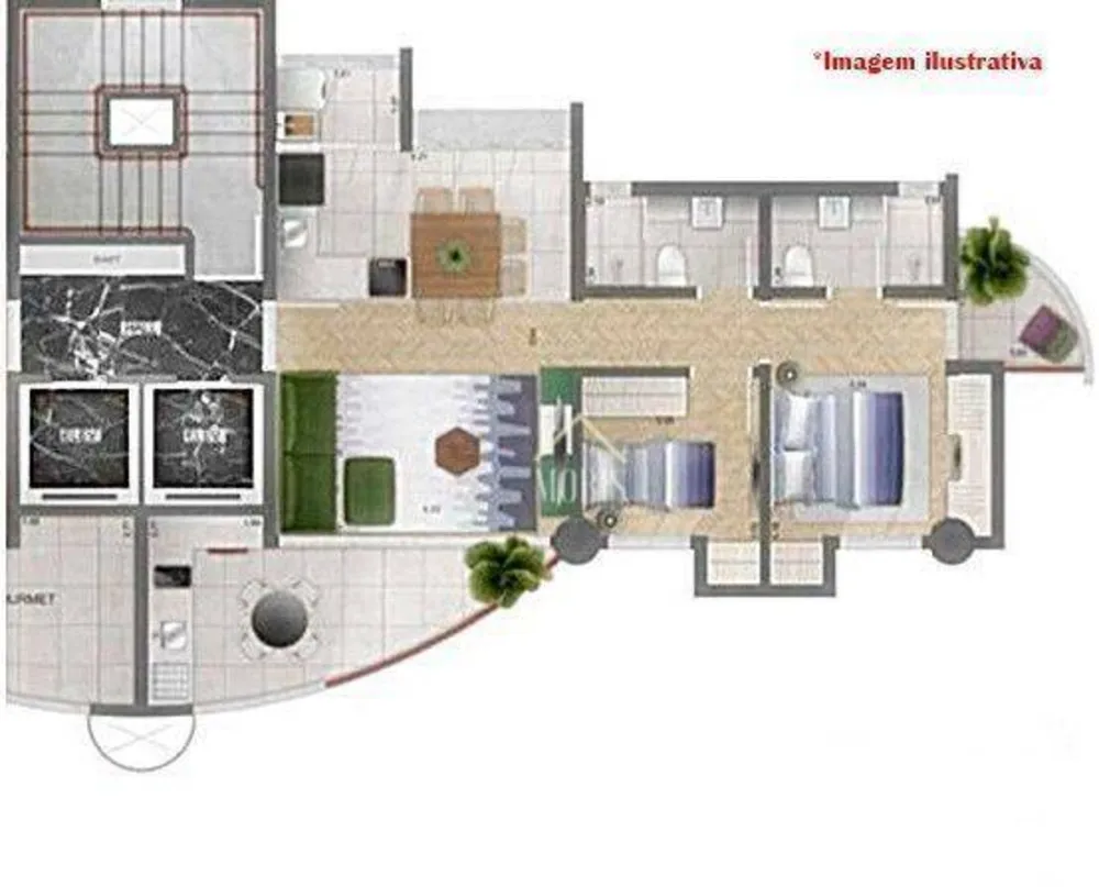Apartamento, 2 quartos, 85 m² - Foto 11