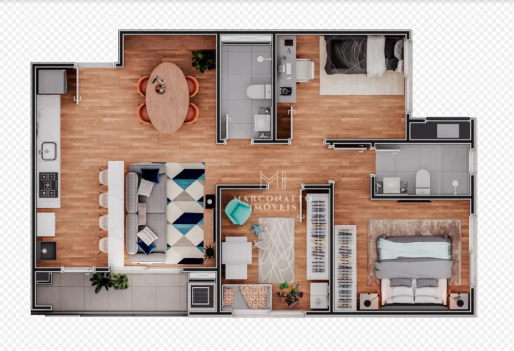 Apartamento, 2 quartos, 62 m² - Foto 24