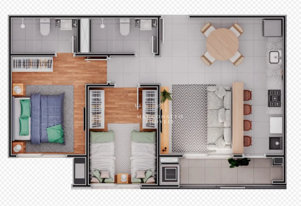 Apartamento, 2 quartos, 62 m² - Foto 22