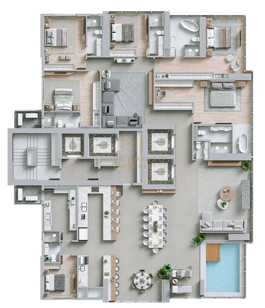 Apartamento, 4 quartos, 184 m² - Foto 14
