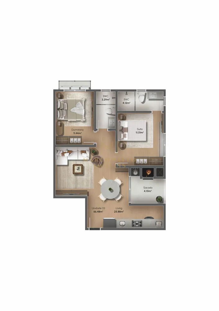 Apartamento, 2 quartos, 67 m² - Foto 15
