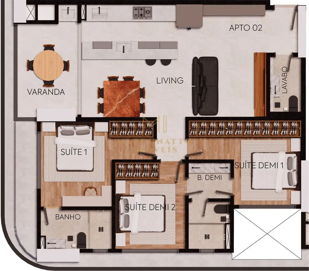 Apartamento, 2 quartos, 84 m² - Foto 11