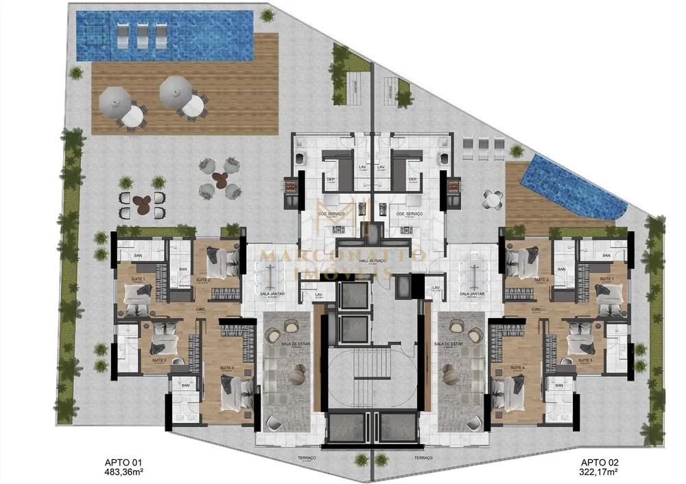 Apartamento, 4 quartos, 180 m² - Foto 8