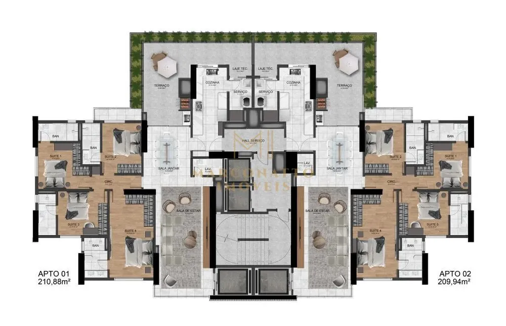 Apartamento, 4 quartos, 180 m² - Foto 15