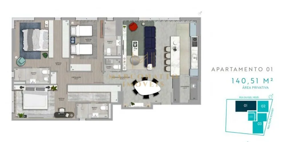 Apartamento, 2 quartos, 86 m² - Foto 14