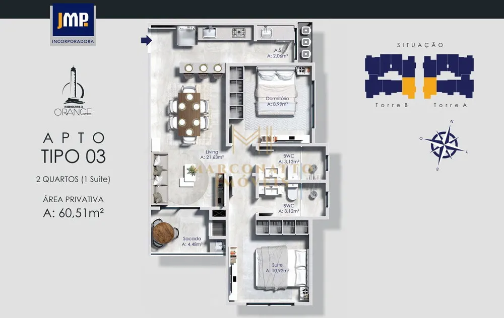 Apartamento, 2 quartos, 62 m² - Foto 13