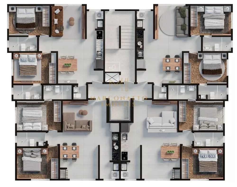 Apartamento, 2 quartos, 63 m² - Foto 1