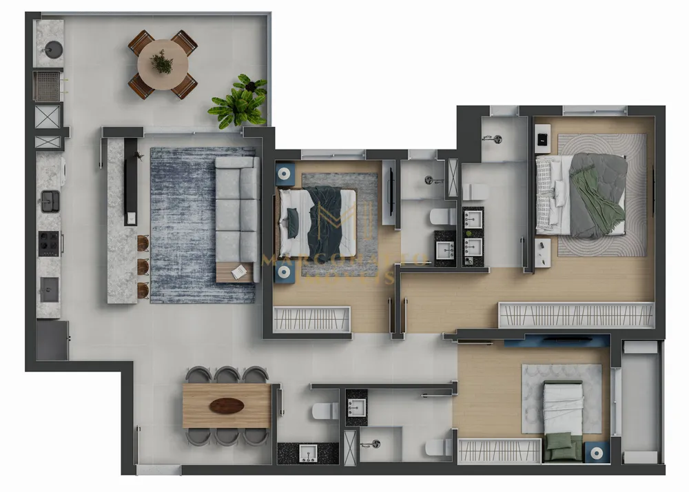 Apartamento, 2 quartos, 86 m² - Foto 14