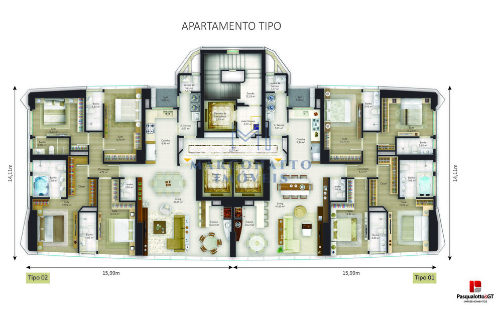 Apartamento, 4 quartos, 383 m² - Foto 8