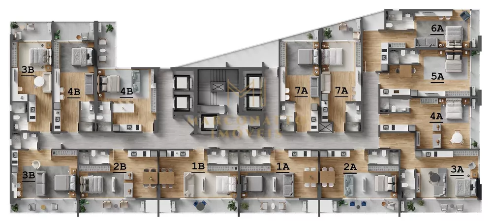 Apartamento, 1 quarto, 46 m² - Foto 2