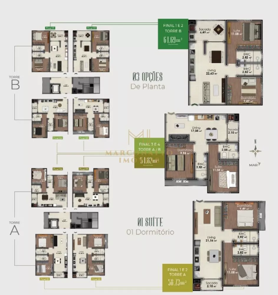 Apartamento, 2 quartos, 64 m² - Foto 6
