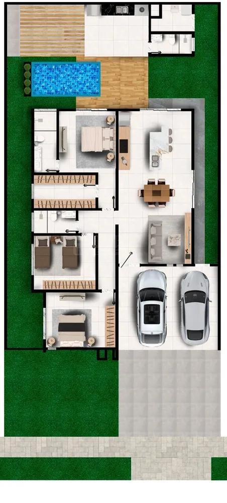 Casa, 3 quartos, 155 m² - Foto 3