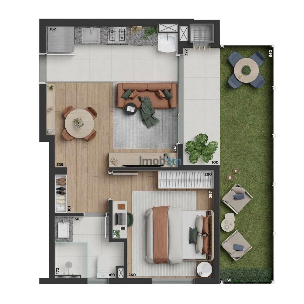Apartamento, 2 quartos, 34 m² - Foto 3