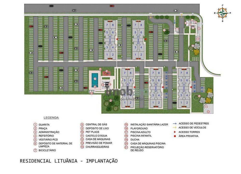 Apartamento à venda com 2 quartos, 46m² - Foto 3