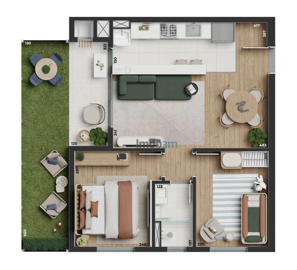Apartamento, 2 quartos, 34 m² - Foto 7