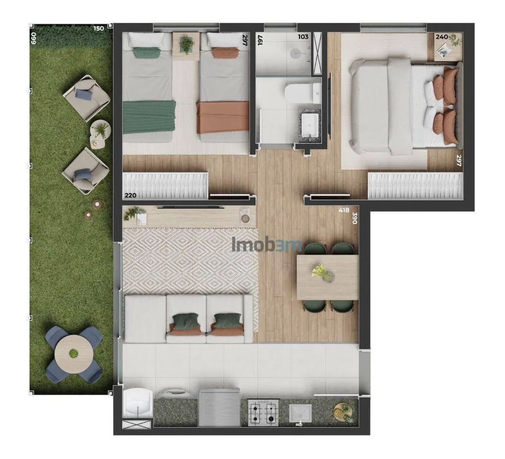 Apartamento, 2 quartos, 34 m² - Foto 8