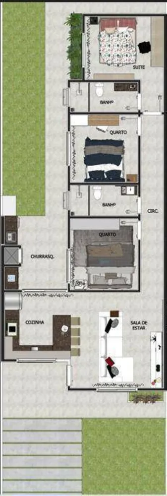 Casa, 3 quartos, 90 m² - Foto 4