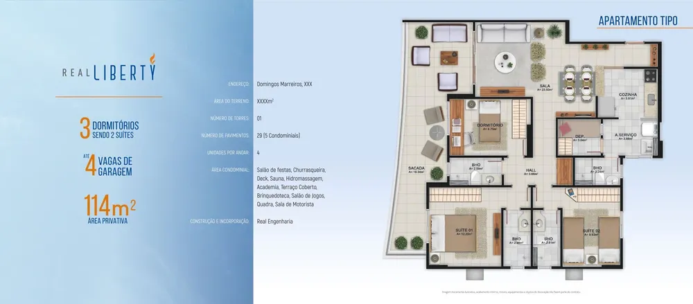 Apartamento, 3 quartos, 114 m² - Foto 8