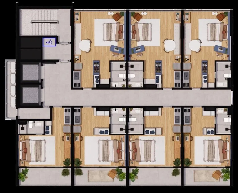 Apartamento, 1 quarto, 33 m² - Foto 5