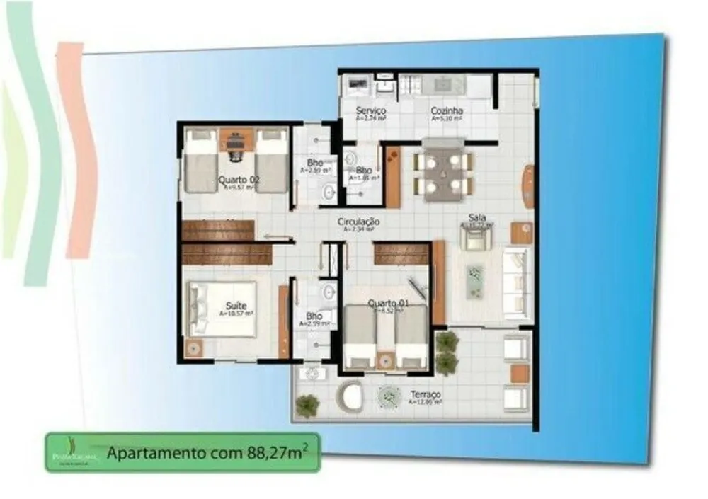 Apartamento, 3 quartos, 88 m² - Foto 12