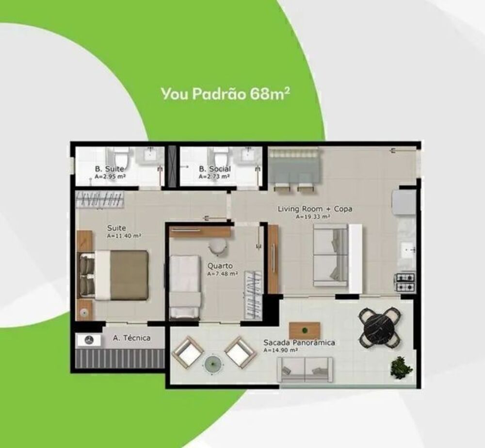 Apartamento, 2 quartos, 68 m² - Foto 25