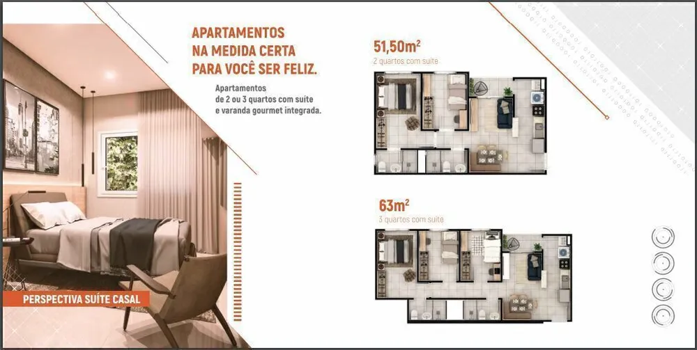 Apartamento, 2 quartos, 51 m² - Foto 6