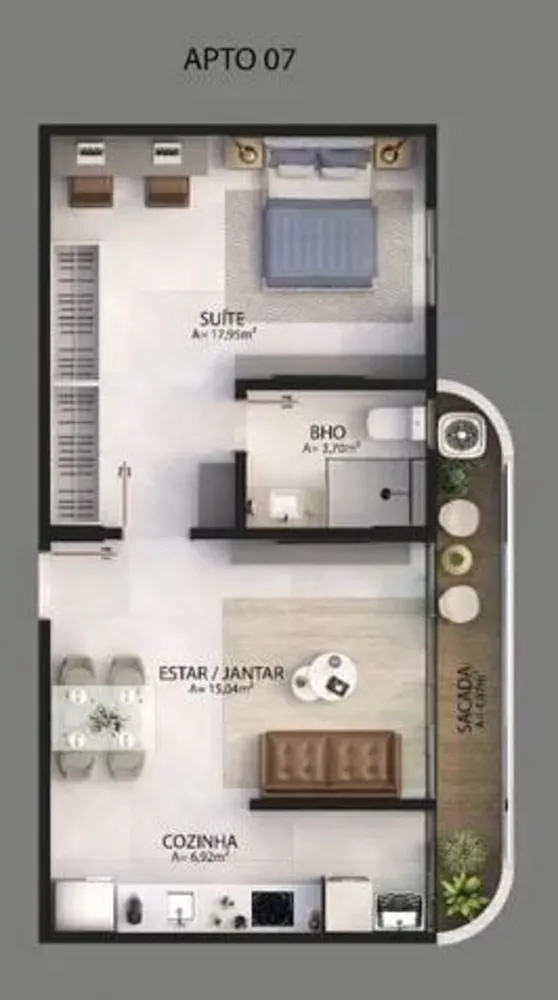 Apartamento, 2 quartos, 90 m² - Foto 6