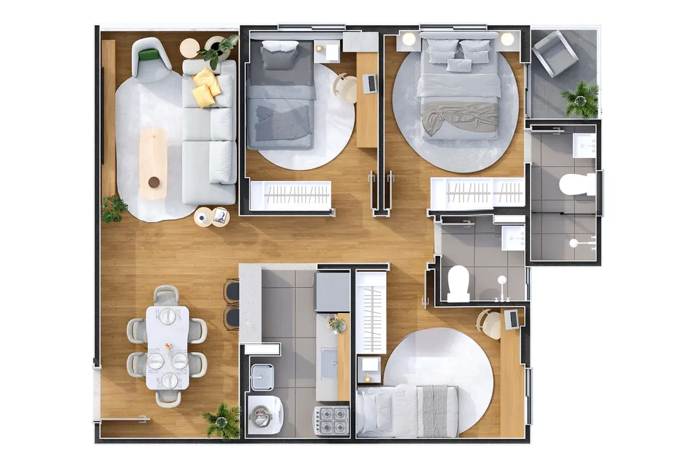Apartamento, 2 quartos, 51 m² - Foto 10