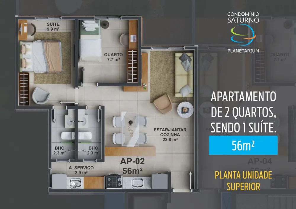 Apartamento, 2 quartos, 94 m² - Foto 10