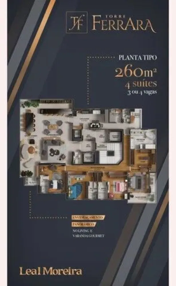 Apartamento, 4 quartos, 260 m² - Foto 2