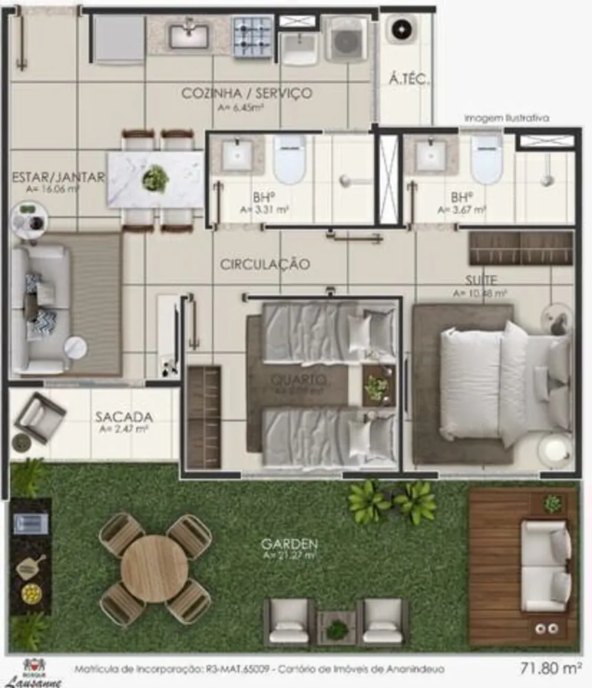 Apartamento, 2 quartos, 50 m² - Foto 4