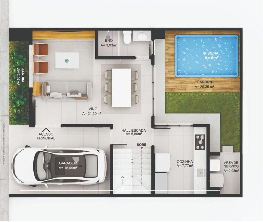 Casa de Condomínio, 3 quartos - Foto 8