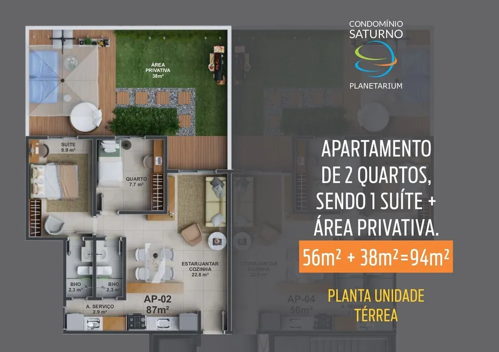 Apartamento, 2 quartos, 94 m² - Foto 8