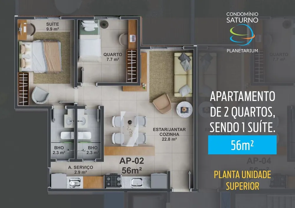 Apartamento, 2 quartos, 94 m² - Foto 7